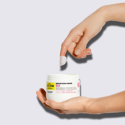 Маска антифриз для гладких волос YELLOW Liss Mask 500 мл (8)