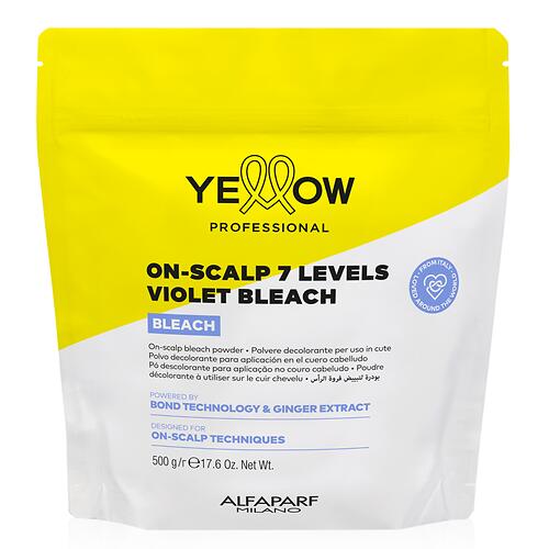 Порошок для обесцвечивания прикорневой зоны до 7 уровней YELLOW Scalp Bleach 500 гр (3)