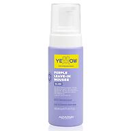 Антижелтый фиолетовый несмываемый мусс YELLOW Purple Leave-in Mousse 160 мл