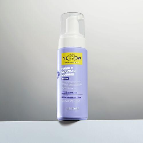 Антижелтый фиолетовый несмываемый мусс YELLOW Purple Leave-in Mousse 160 мл (6)