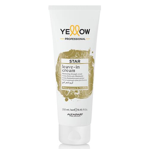 Несмываемый крем для придания блеска волосам YELLOW Professional Star Leave-in Cream 250 мл (4)